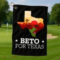 Beto For Texas Beto For Governor Golf Towel thumb 1