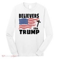 Believers For Trump Christians For Trump 2024 Raglan Long Sleeve Shirt thumb 0