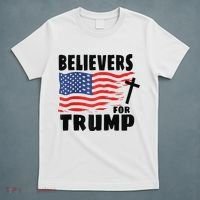 Believers For Trump Christians For Trump 2024 Raglan T-Shirt thumb 5