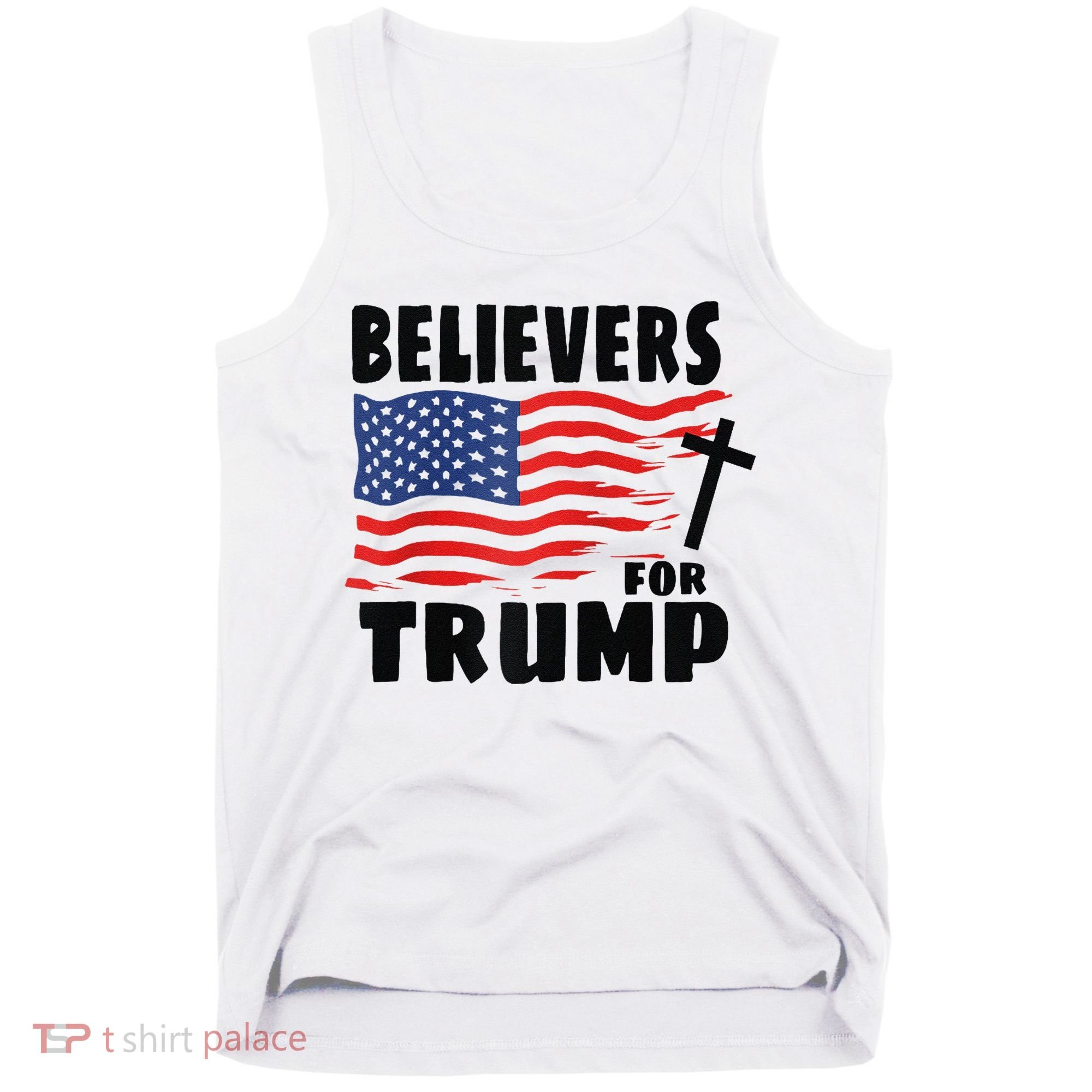 Believers For Trump Christians For Trump 2024 Raglan Tank Top
