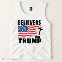 Believers For Trump Christians For Trump 2024 Raglan Tank Top thumb 2