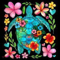 Boho Floral Turtle Save The Sea Turtle Ocean Animals Outfit Coffee Mug thumb 5