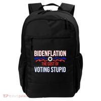 Biden Flation The Cost Of Voting Stupid Backpack thumb 0