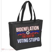Biden Flation The Cost Of Voting Stupid Tote Bag thumb 2