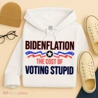 Biden Flation The Cost Of Voting Stupid Hoodie thumb 4