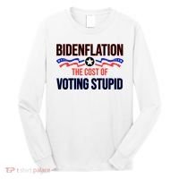 Biden Flation The Cost Of Voting Stupid Long Sleeve Shirt thumb 0