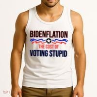 Biden Flation The Cost Of Voting Stupid Tank Top thumb 3