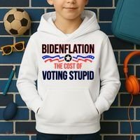 Biden Flation The Cost Of Voting Stupid Kids Hoodie thumb 2