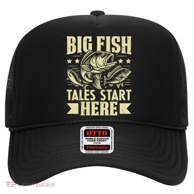 Big Fish Tales Start Here Fishing Gift Hat