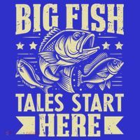 Big Fish Tales Start Here Fishing Gift Women's Tank Top thumb 5