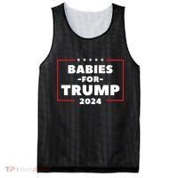 Babies For Trump 2024 Mesh Reversible Basketball Jersey Tank thumb 0