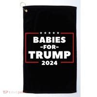 Babies For Trump 2024 Golf Towel thumb 0