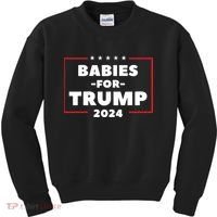 Babies For Trump 2024 Kids Sweatshirt thumb 0