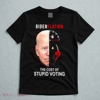 Biden Flation The Cost Of Stupid Voting Gas Funny T-Shirt thumb 5