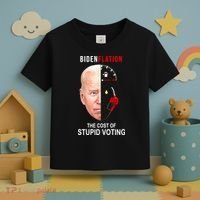 Biden Flation The Cost Of Stupid Voting Gas Funny Toddler T-Shirt thumb 3