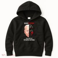 Biden Flation The Cost Of Stupid Voting Gas Funny Kids Hoodie thumb 0