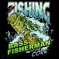 Bass Fisherman To The Core Coffee Mug thumb 5