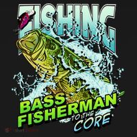Bass Fisherman To The Core Women's Hoodie thumb 2