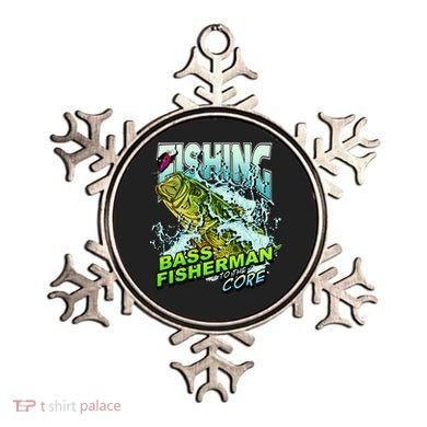 Bass Fisherman To The Core Ornament