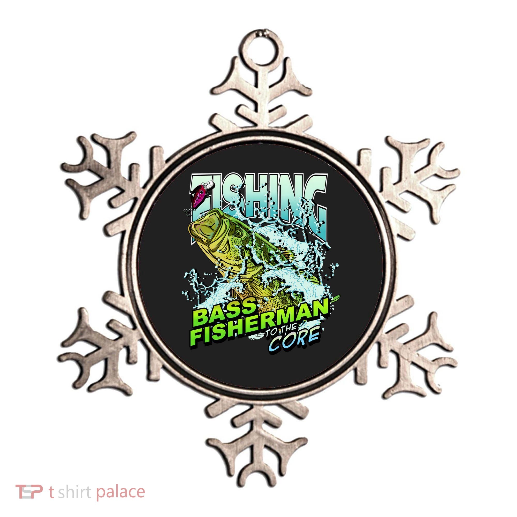 Bass Fisherman To The Core Ornament