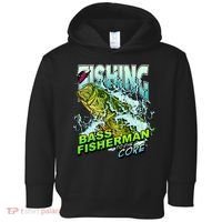 Bass Fisherman To The Core Toddler Hoodie thumb 0