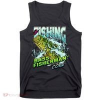 Bass Fisherman To The Core Tank Top thumb 0
