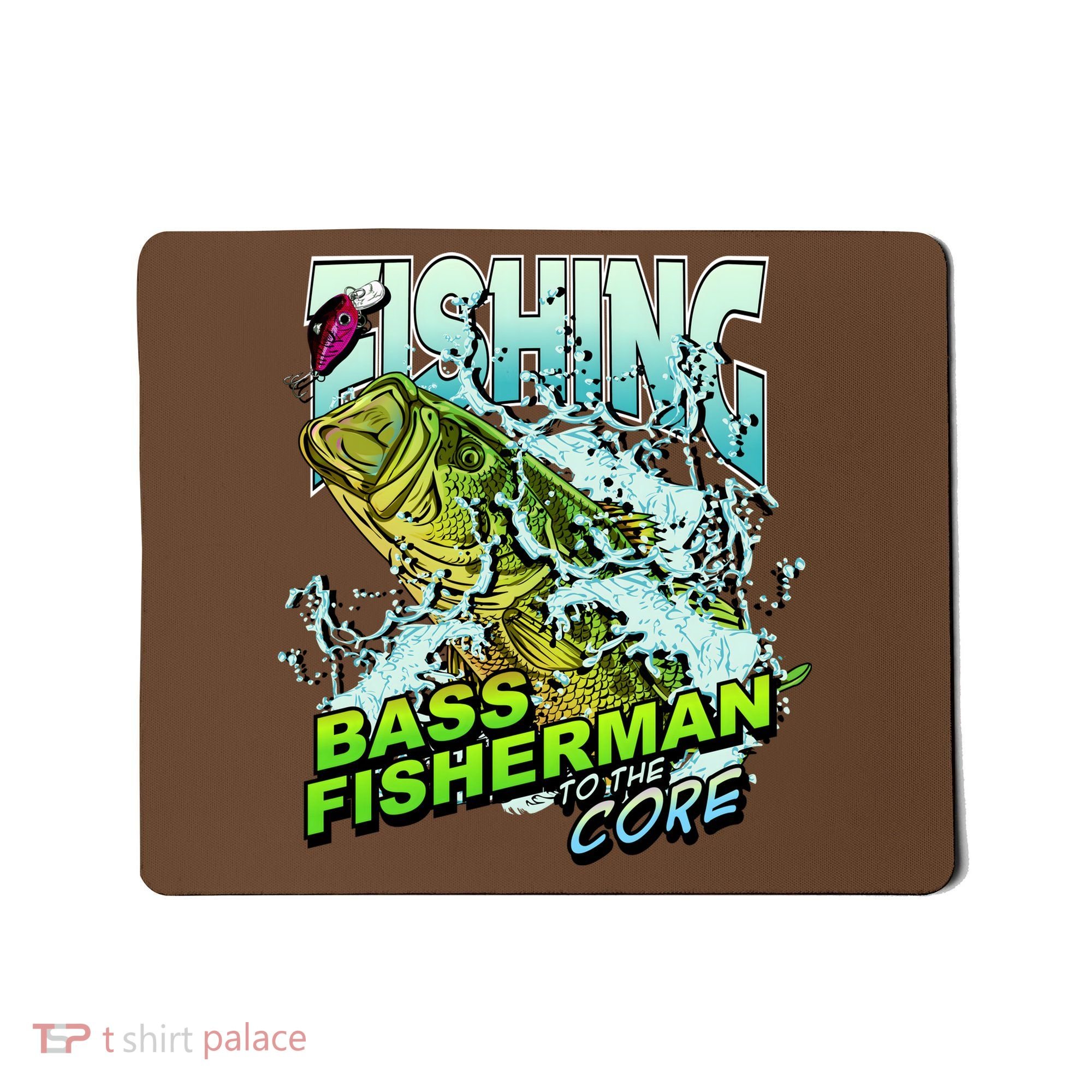 Bass Fisherman To The Core Mousepad