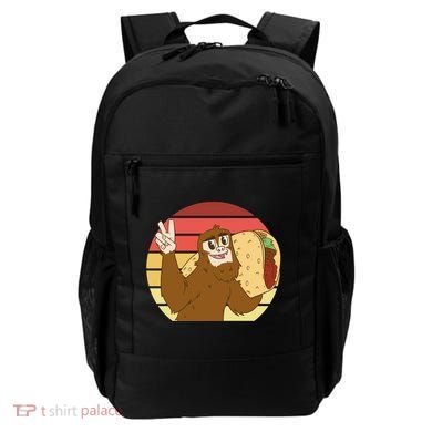 Big Foot Taco Peace Out Sunset Backpack