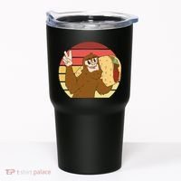 Big Foot Taco Peace Out Sunset Tumbler thumb 0