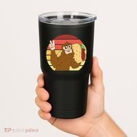 Big Foot Taco Peace Out Sunset Tumbler thumb 2