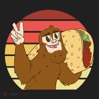 Big Foot Taco Peace Out Sunset Tumbler thumb 3