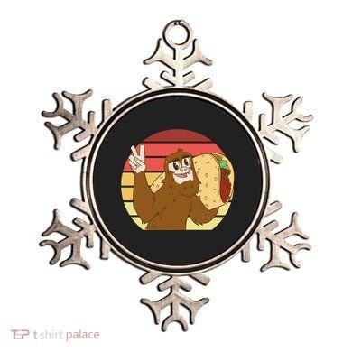 Big Foot Taco Peace Out Sunset Ornament