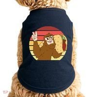 Big Foot Taco Peace Out Sunset Doggie Tank thumb 0