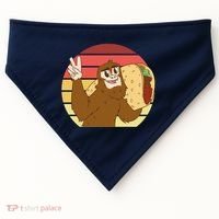 Big Foot Taco Peace Out Sunset USA-Made Doggie Bandana thumb 0