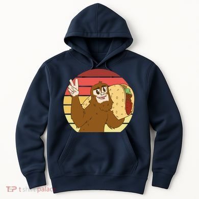 Big Foot Taco Peace Out Sunset Hoodie
