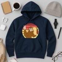 Big Foot Taco Peace Out Sunset Hoodie thumb 3