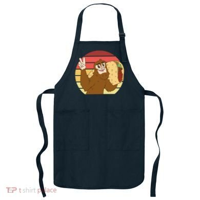 Big Foot Taco Peace Out Sunset Apron