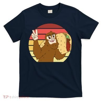Big Foot Taco Peace Out Sunset T-Shirt