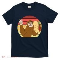 Big Foot Taco Peace Out Sunset T-Shirt thumb 0