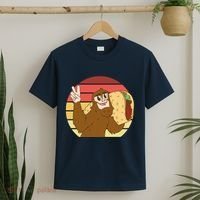 Big Foot Taco Peace Out Sunset T-Shirt thumb 2