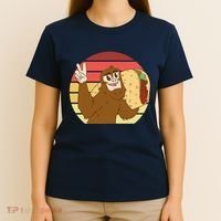 Big Foot Taco Peace Out Sunset T-Shirt thumb 4