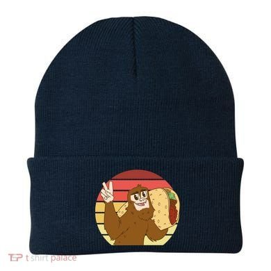 Big Foot Taco Peace Out Sunset Beanie