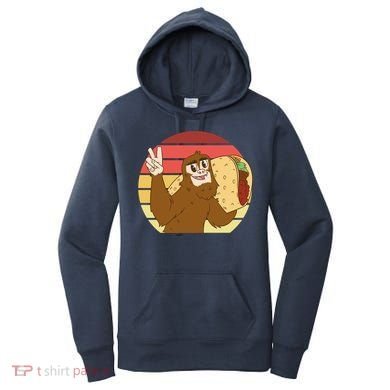 Big Foot Taco Peace Out Sunset Women's Hoodie