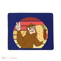 Big Foot Taco Peace Out Sunset Mousepad thumb 0