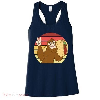 Big Foot Taco Peace Out Sunset Women's Tank Top
