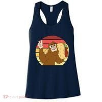 Big Foot Taco Peace Out Sunset Women's Tank Top thumb 0