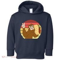 Big Foot Taco Peace Out Sunset Toddler Hoodie thumb 0