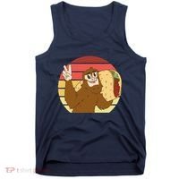 Big Foot Taco Peace Out Sunset Tank Top thumb 0