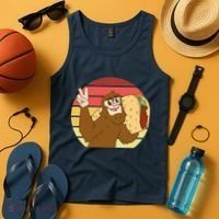 Big Foot Taco Peace Out Sunset Tank Top thumb 4