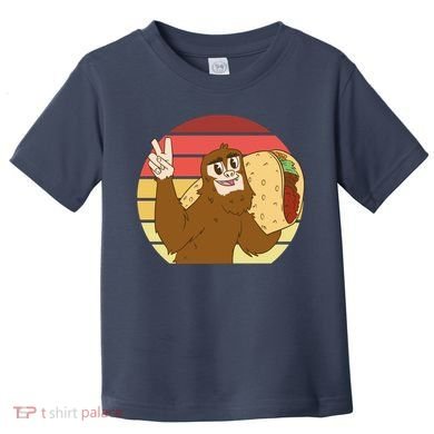 Big Foot Taco Peace Out Sunset Toddler T-Shirt